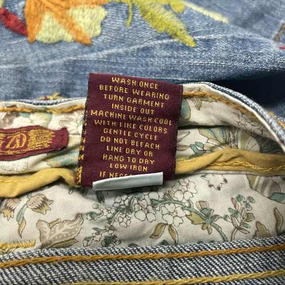 Zana Di embroidered boho hippie jeans - Picture 13 of 13